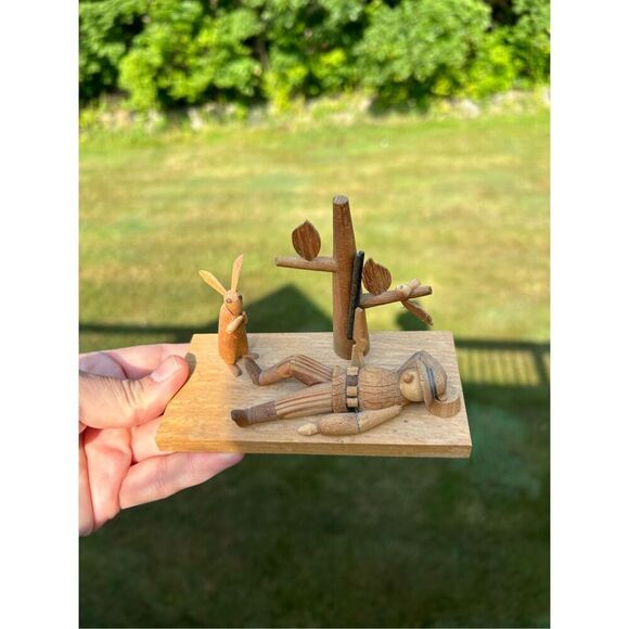 Borodin & Byliniak Detailed Wood Art Polish Figure Plague. - Picture 5 of 12